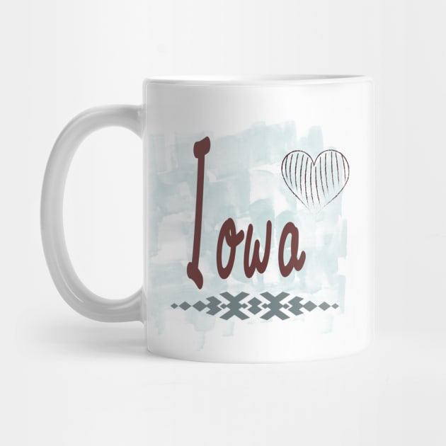 Iowa love souvenir by artsytee